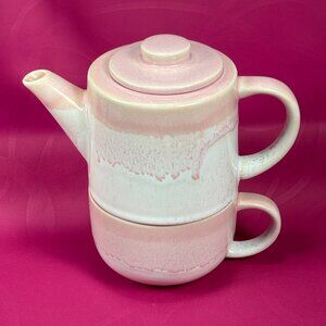 Indigo Wellness tea pot and cup set